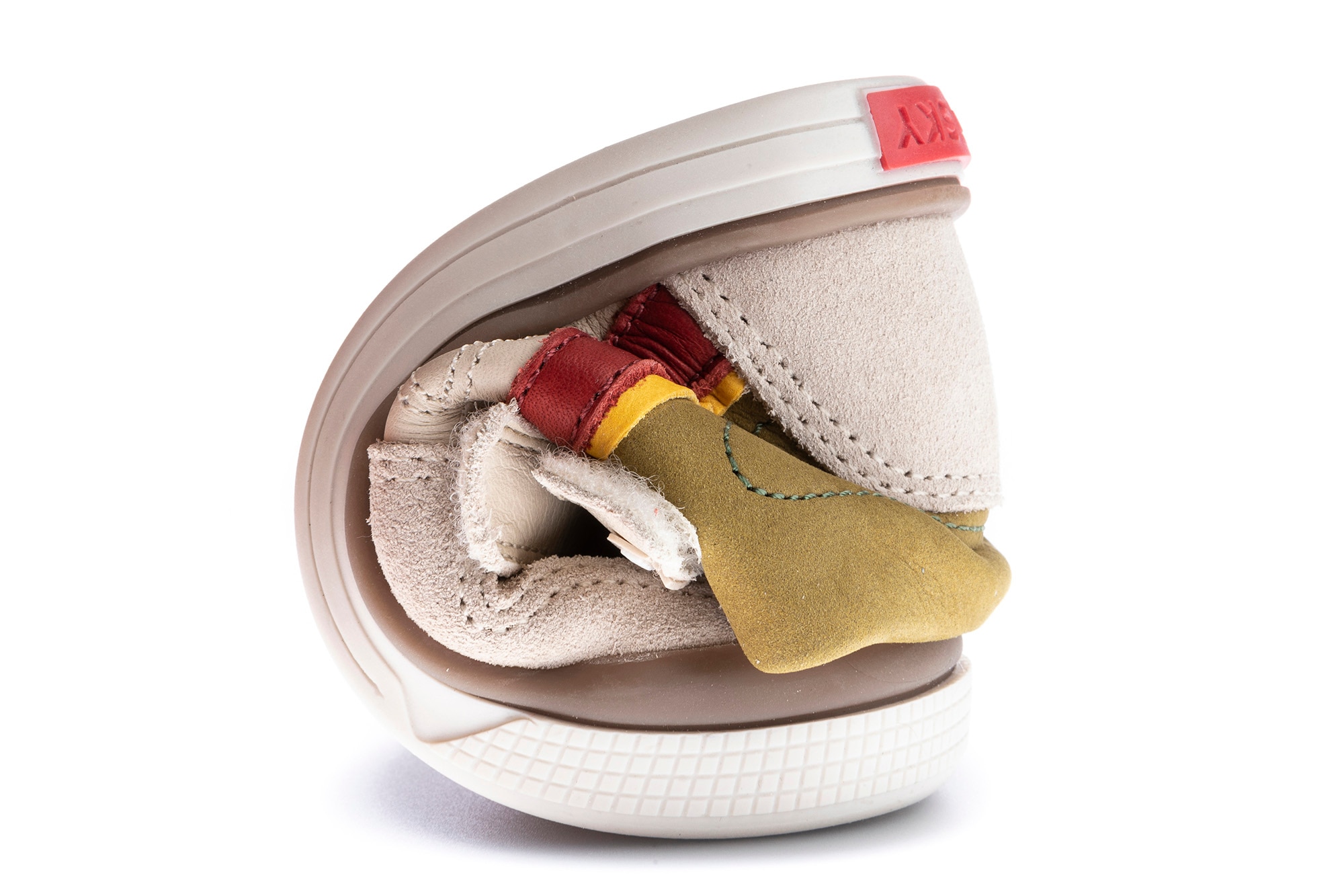 Botas de Bebé em Pele com Velcro Pablosky Bege-4