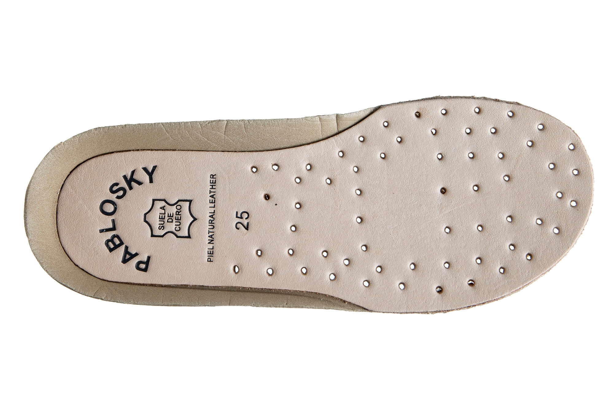 Sapatilhas Desportivas Infantil de Pele com Velcro Pablosky Preto-2
