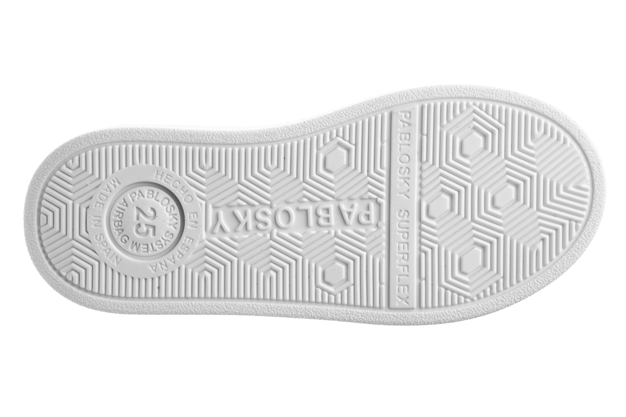 Sapatilhas Desportivas Infantil de Pele com Velcro Pablosky Preto-5
