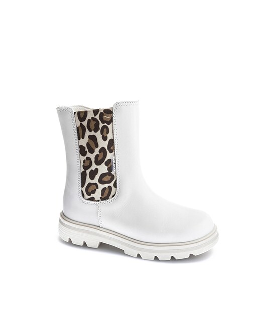 Imagem 0 de Botas de Pele e Têxtil Técnico com Fecho Zip