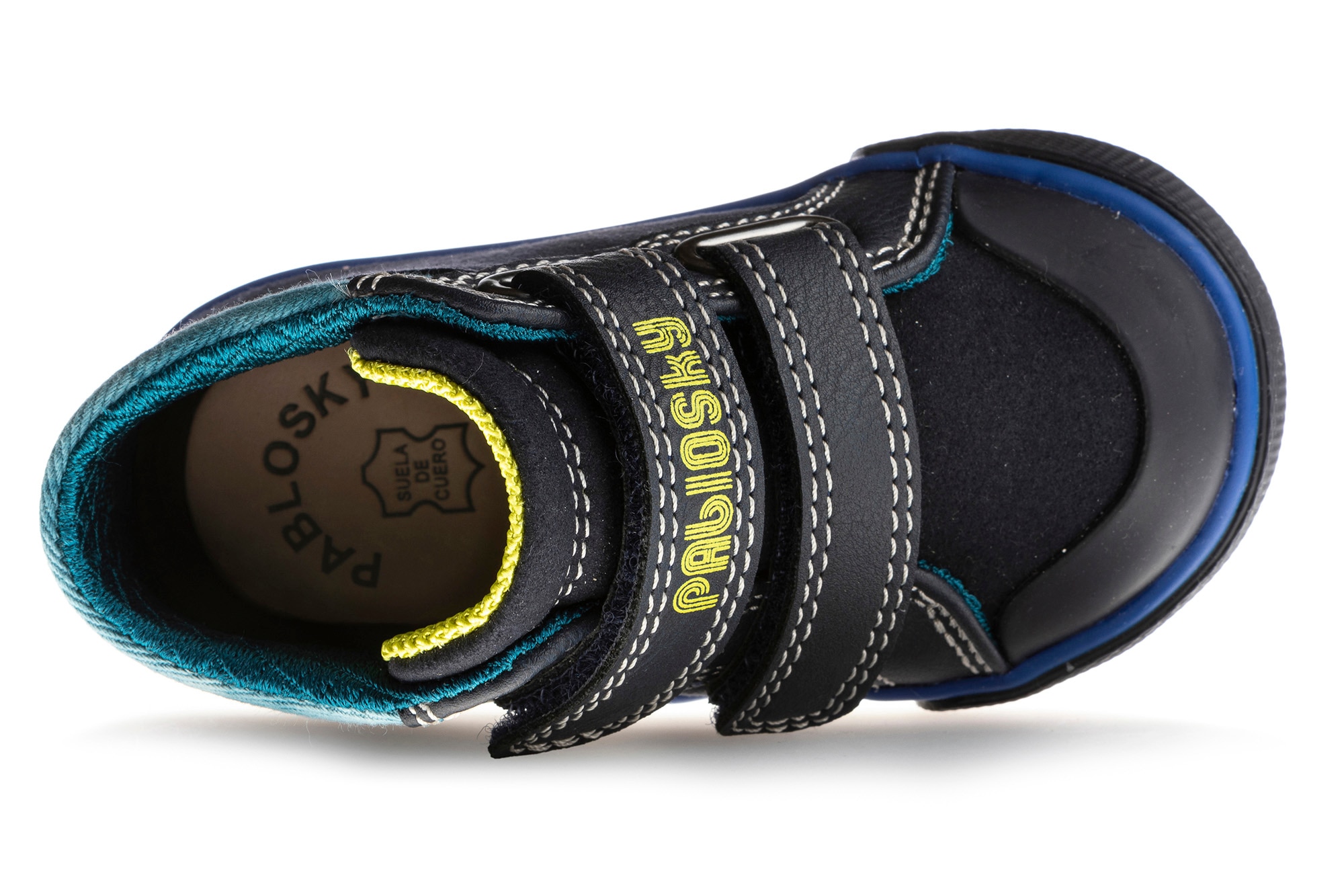 Botas de Bebé com Velcro e Sola Antiderrapante Pablosky Azul-marinho-4