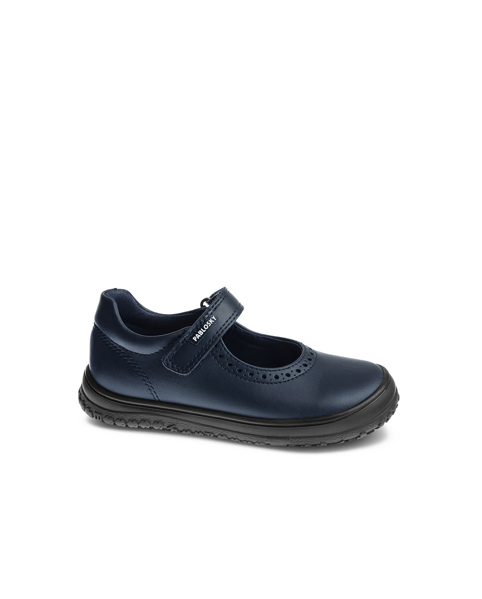 Sapatos de Presilha Infantil de Leader-tech com Velcro Pablosky Azul-escuro-1