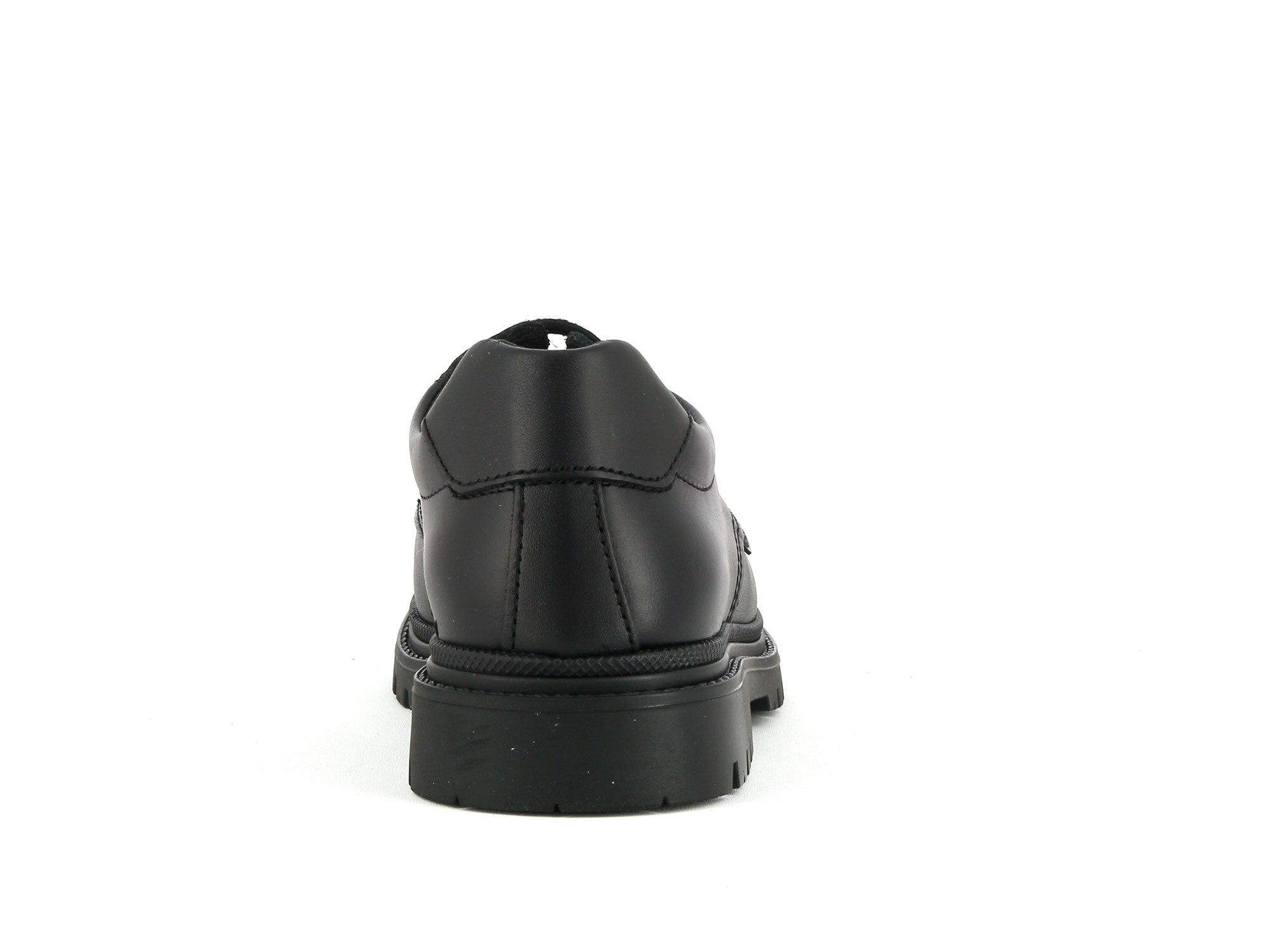 Sapatos de Cordões Infantil de Pele com Palmilha Amortecedora Pablosky Preto-5