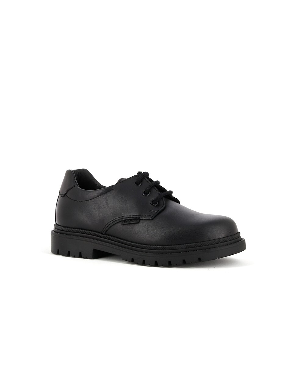 Imagem 0 de Sapatos de Cordões Infantil de Pele com Palmilha Amortecedora