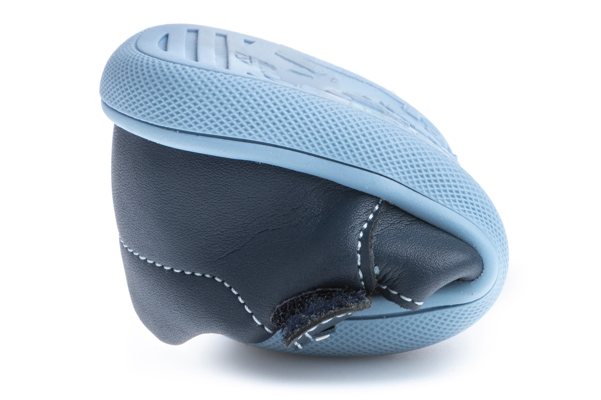 Sapatos de Presilha para Bebé de Pele com Velcro Pablosky Azul claro / azul marinho-3