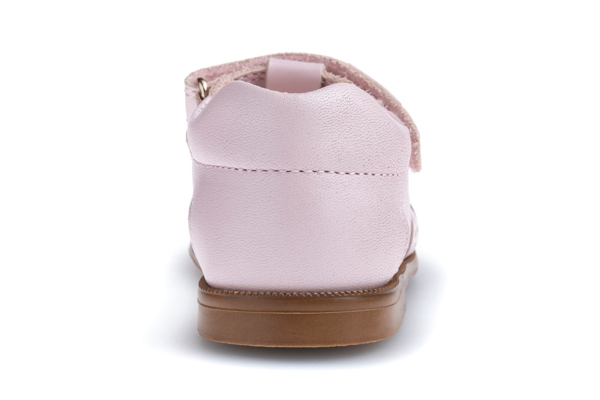 Sandálias para Bebé de Pele com Velcro Pablosky Rosa-5