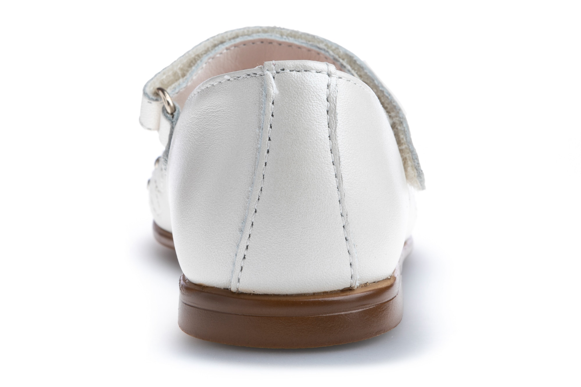 Sapatos de Presilha Infantil de Pele com Velcro Pablosky Bege-5