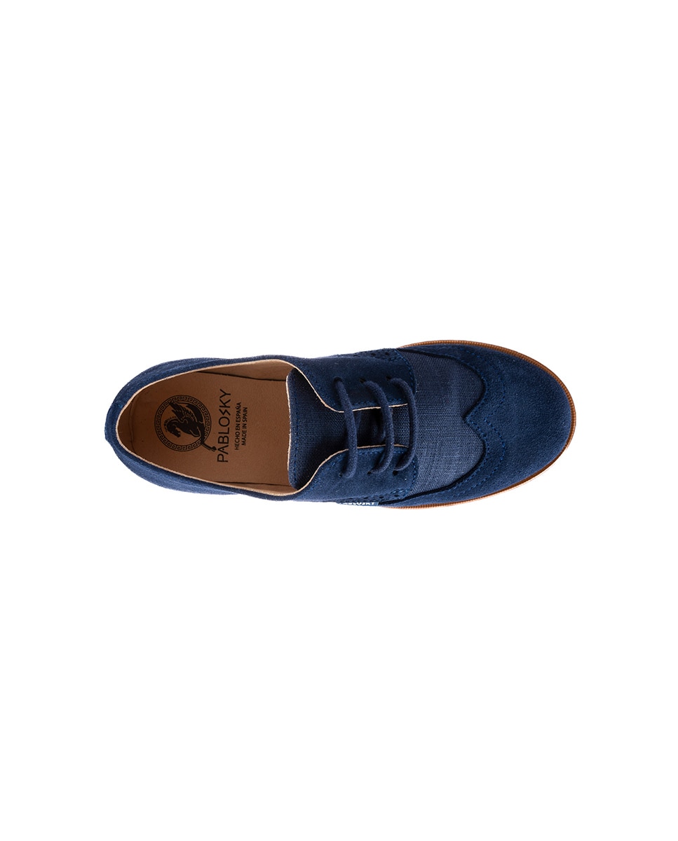 Sapatos de Cerimónia Azul-marinho-4