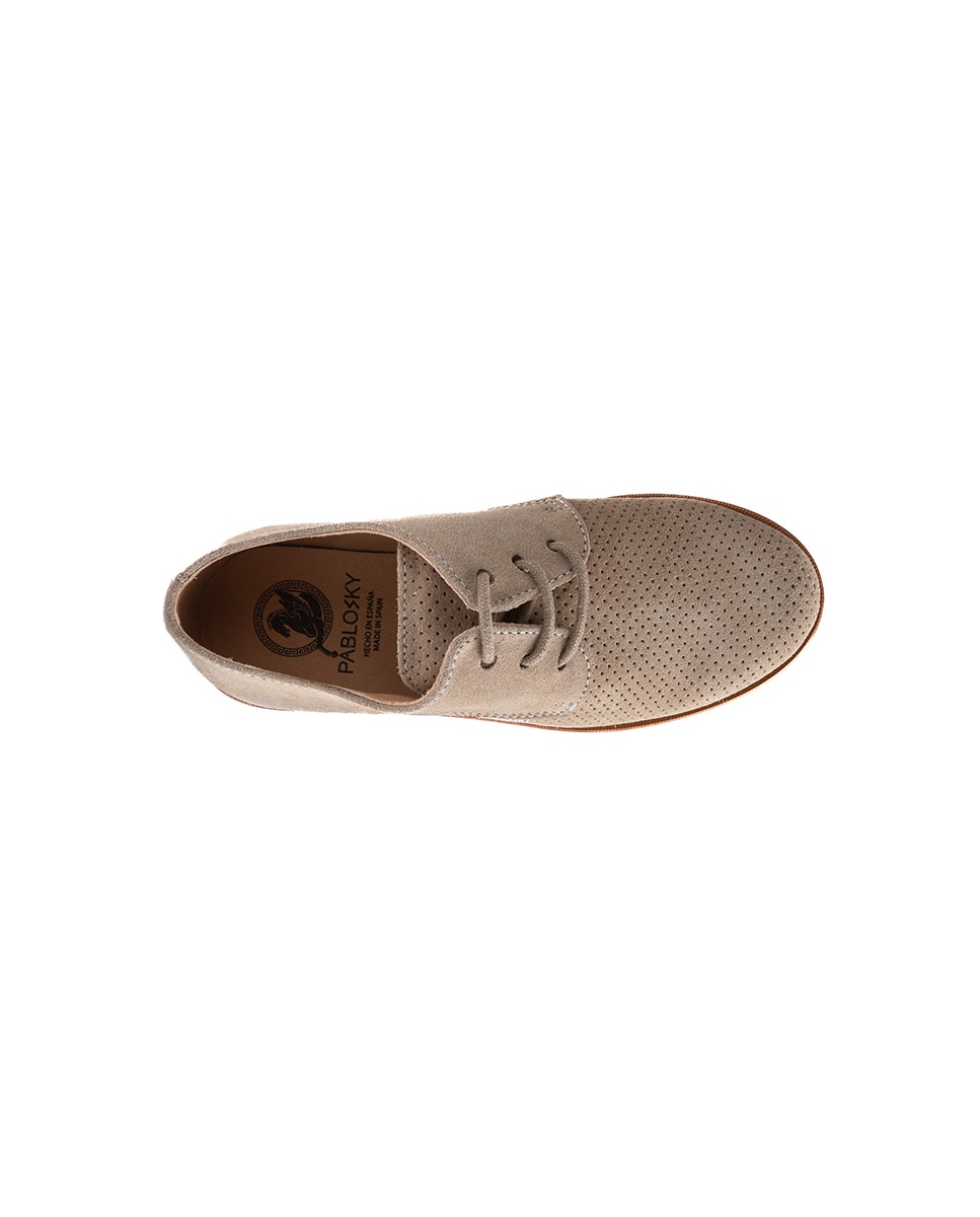 Sapatos de Cerimónia Pablosky Bege-4