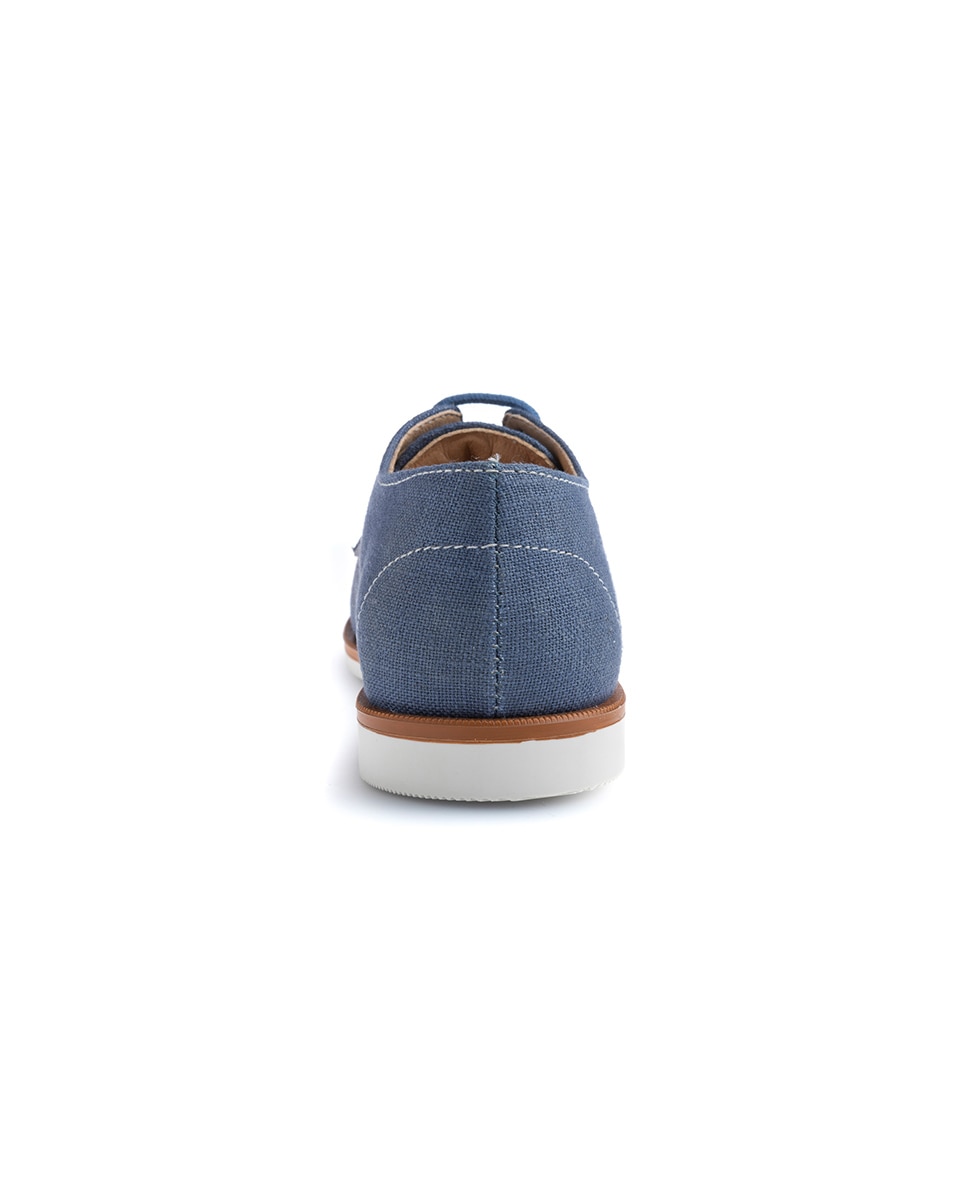 Sapatos de Cordões e Bluchers Infantil com Cordões Pablosky Azul-celeste-5