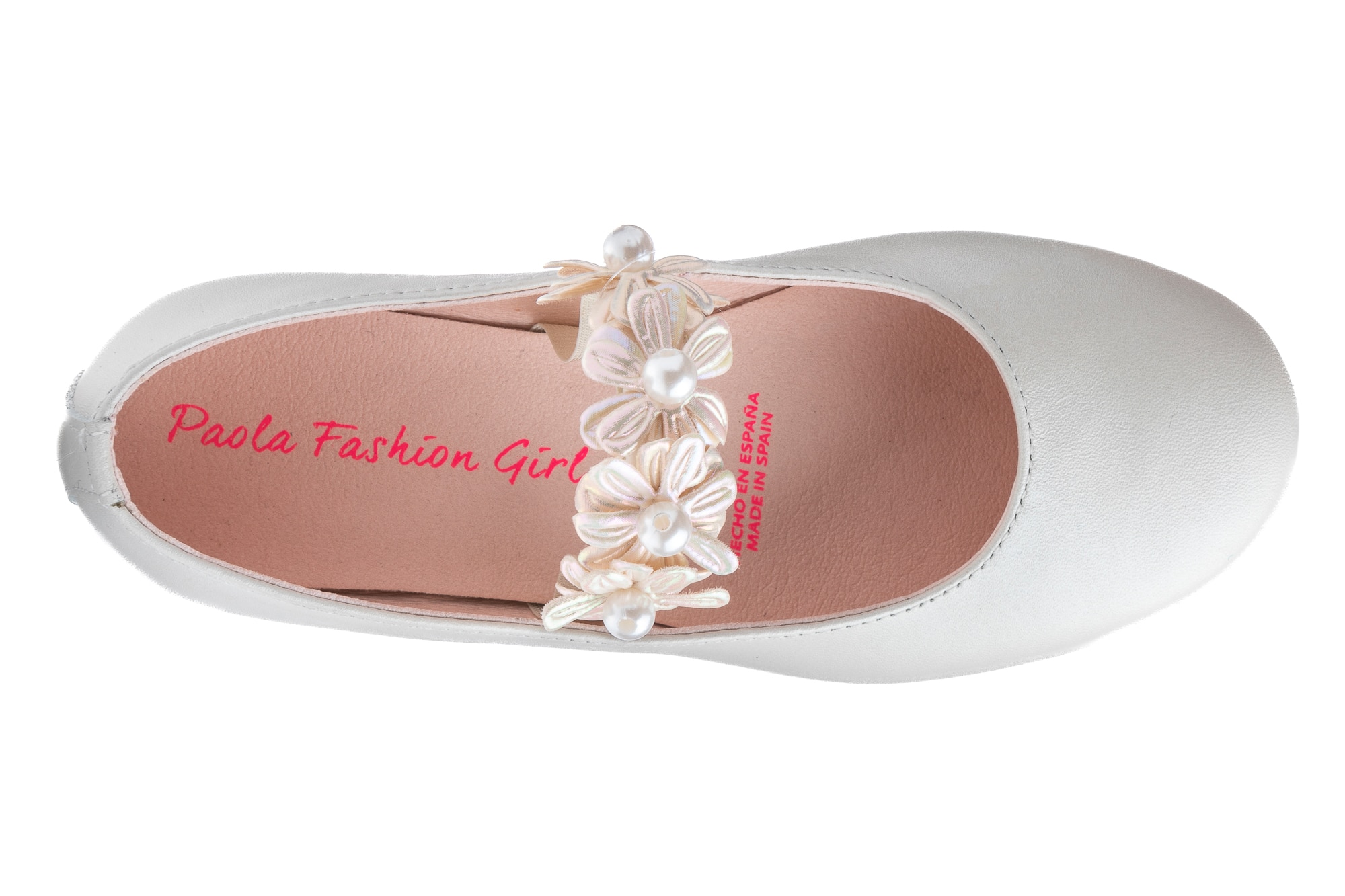 Merceditas de Pele com Elástico Bege-4