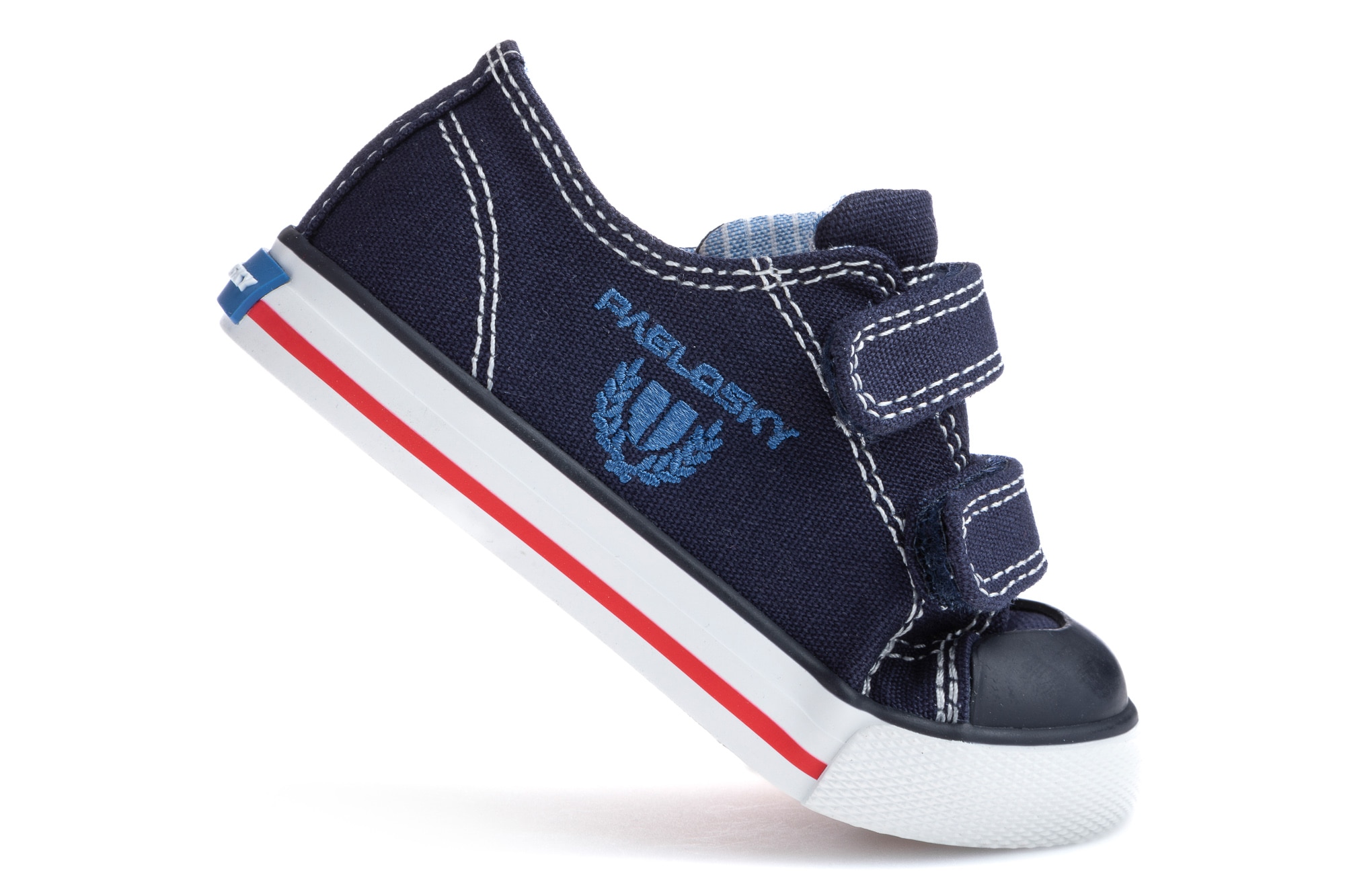 Sapatilhas de Lona para Bebé com Velcro Azul-marinho-2