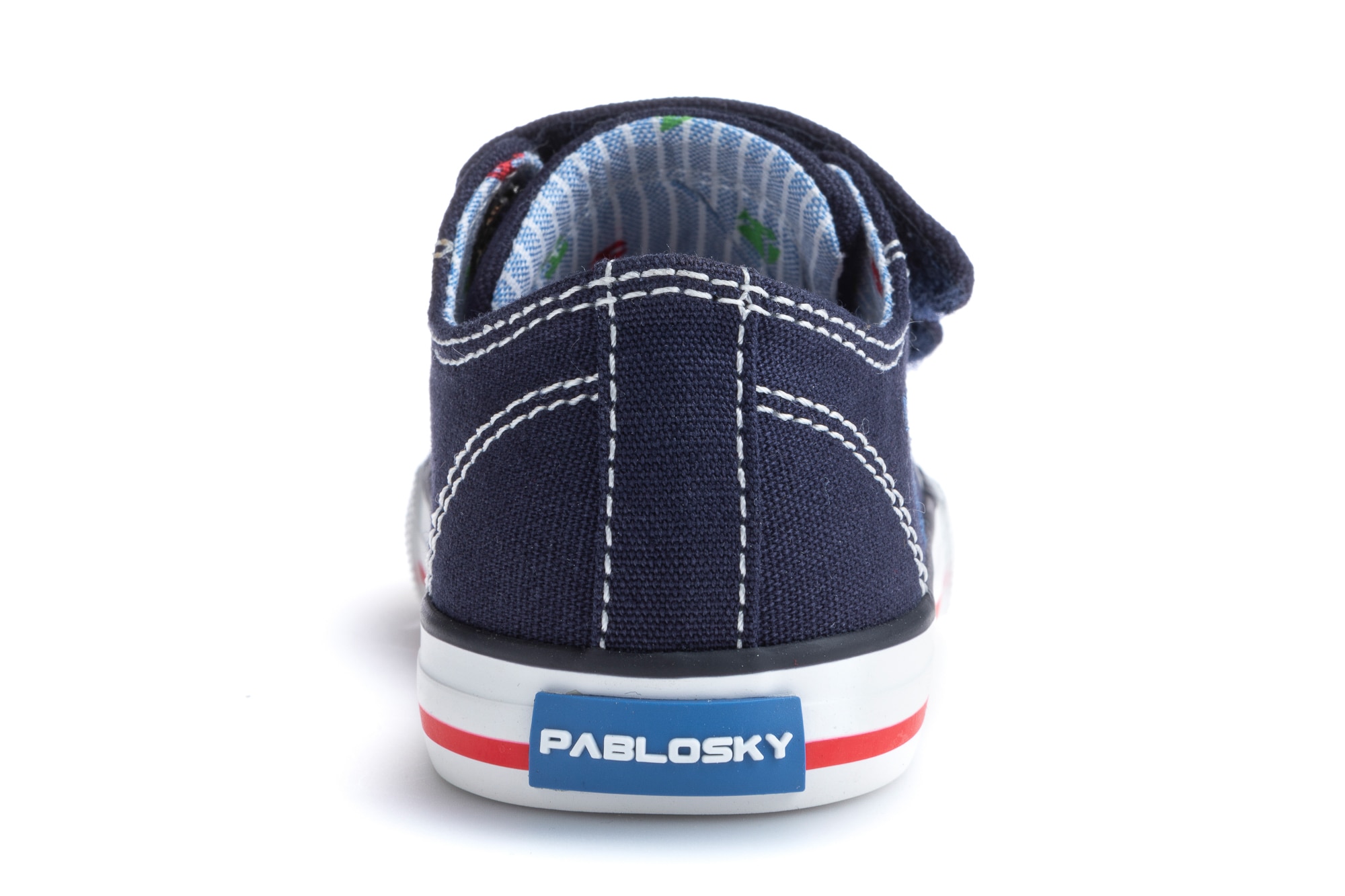 Sapatilhas de Lona para Bebé com Velcro Pablosky Azul-marinho-5