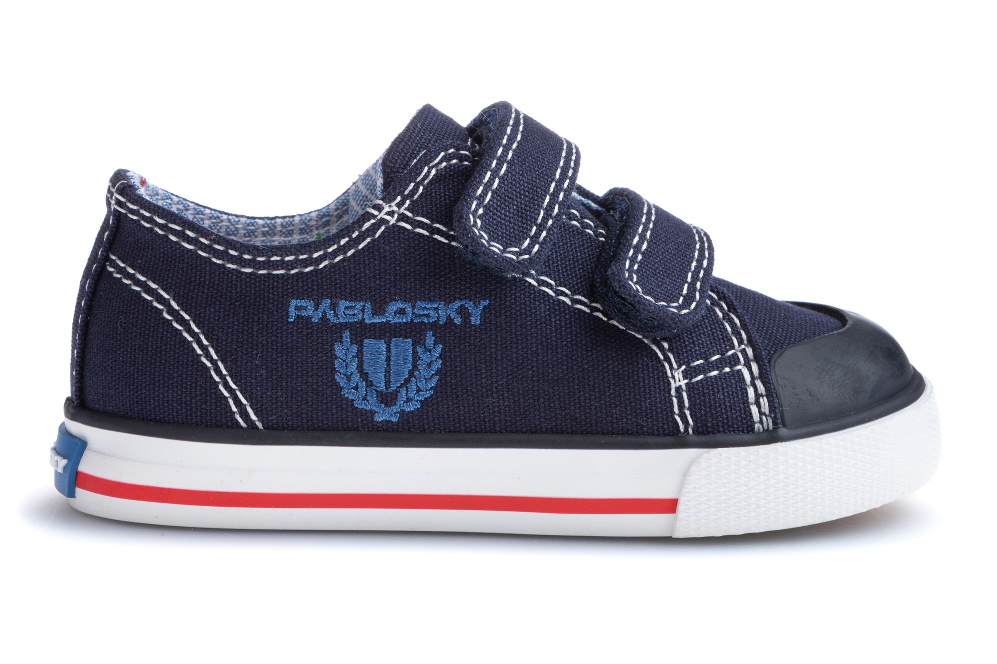 Sapatilhas de Lona para Bebé com Velcro Pablosky Azul-marinho-6