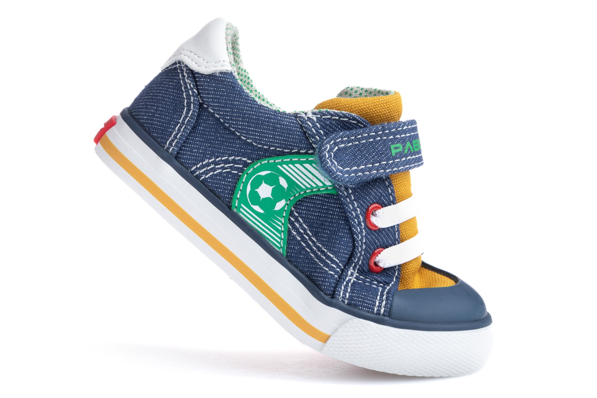 Sapatilhas de Lona para Bebé com Velcro Pablosky Azul-escuro-2