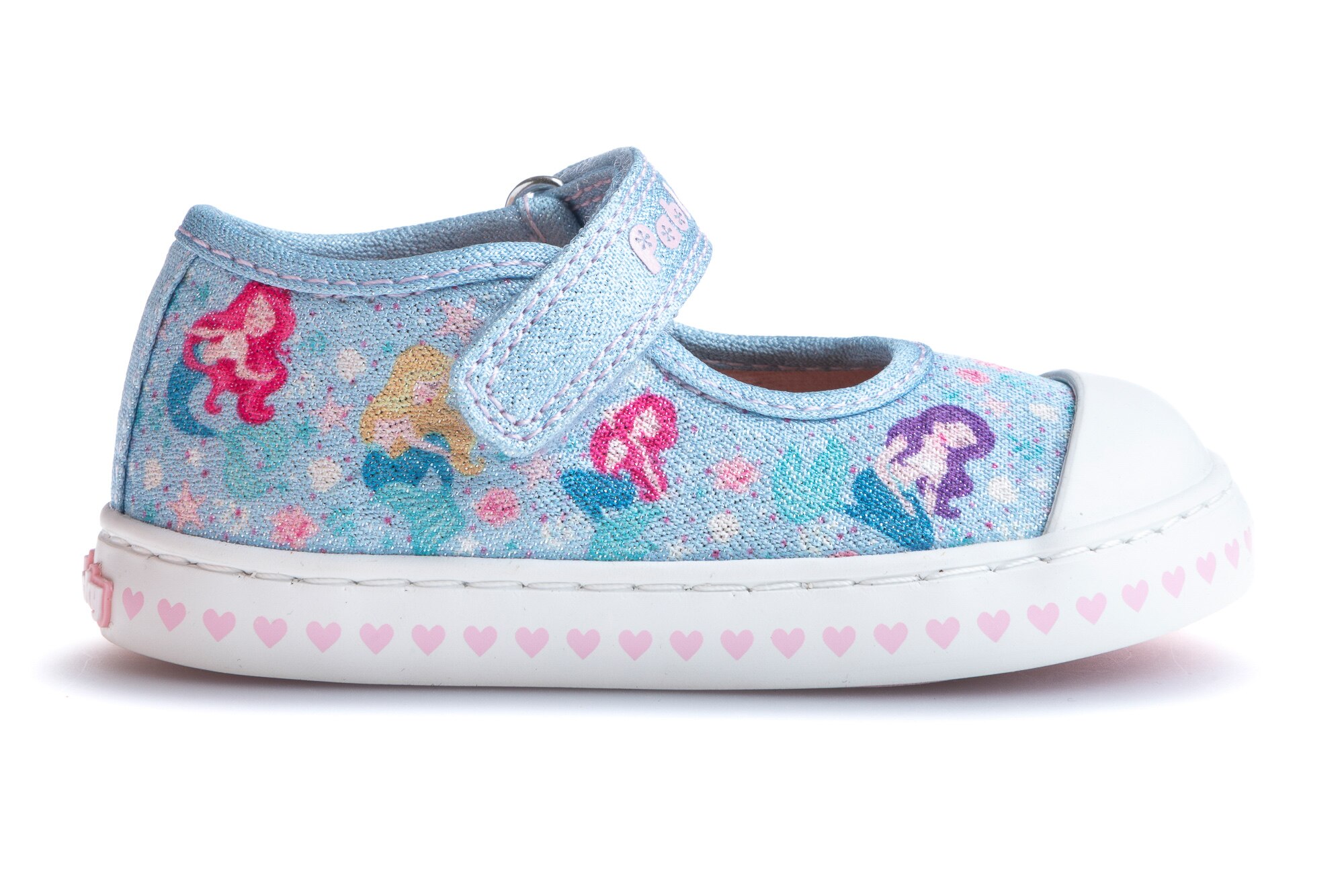 Sapatilhas de Lona para Bebé com Velcro Pablosky Azul-6