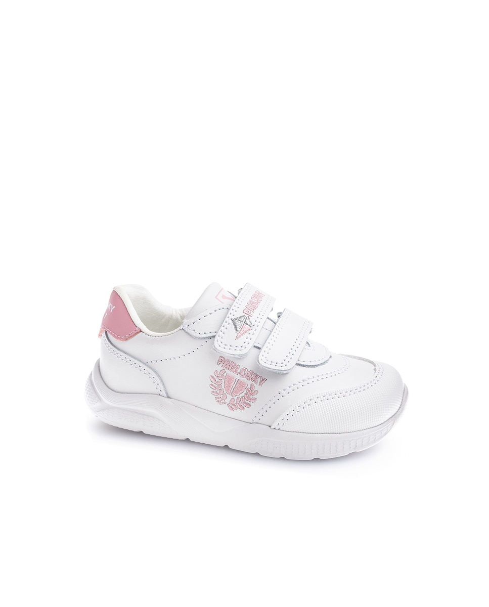 Sapatilhas Desportivas Barefoot com Velcro Branco-1