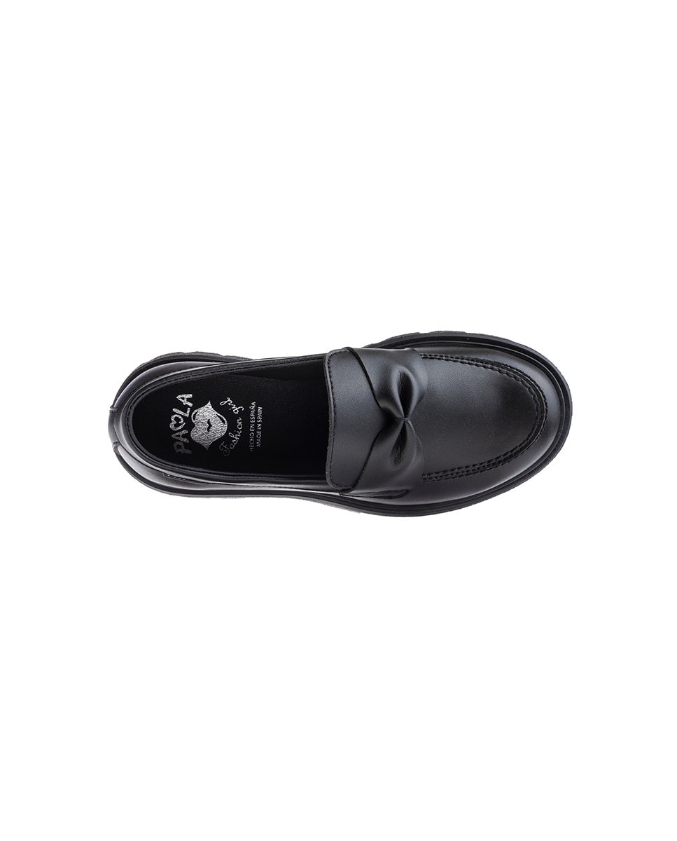 Mocassins para Uniforme Escolar Preto-4