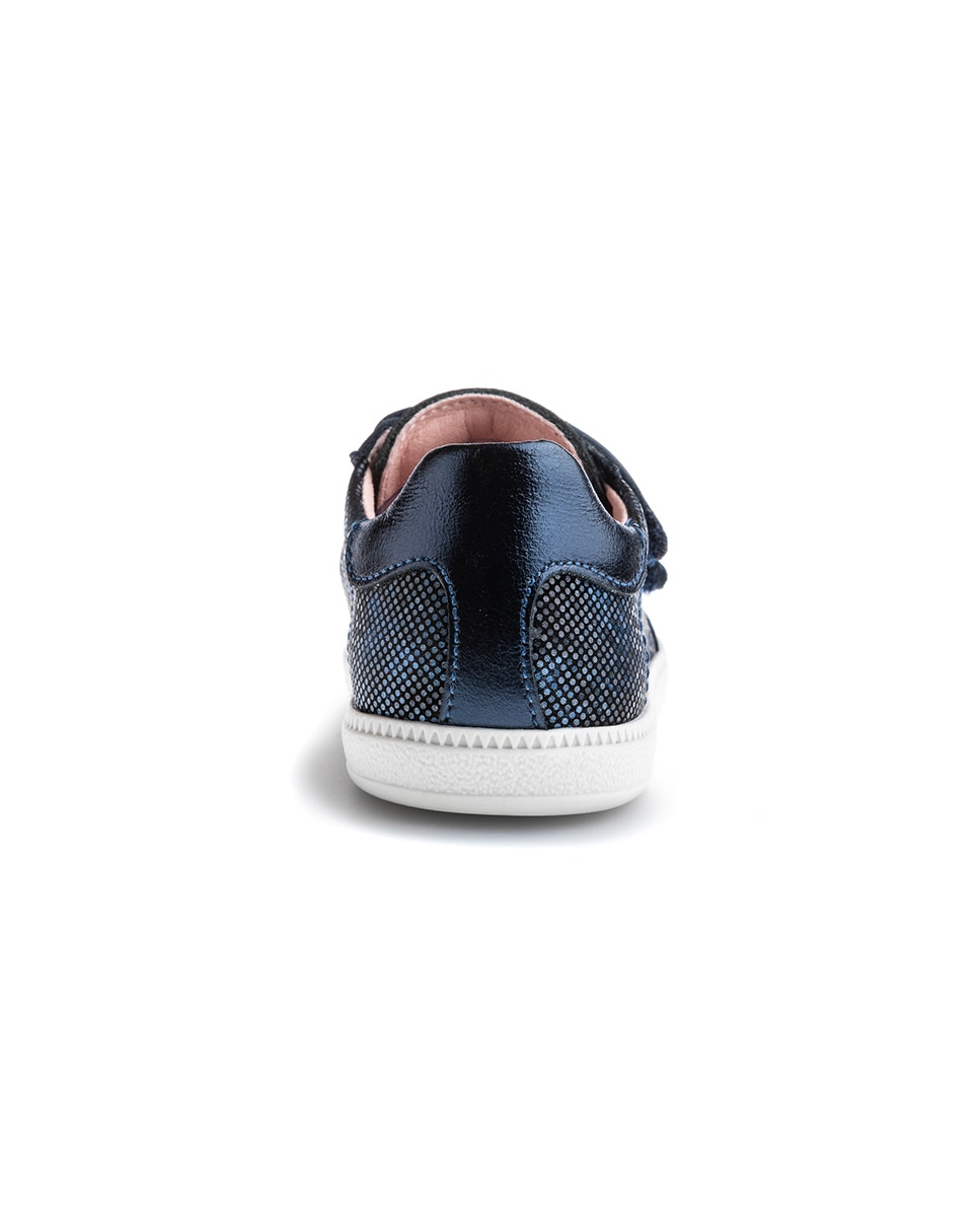 Sapatos para Bebé de Pele com Velcro Pablosky Azul-6