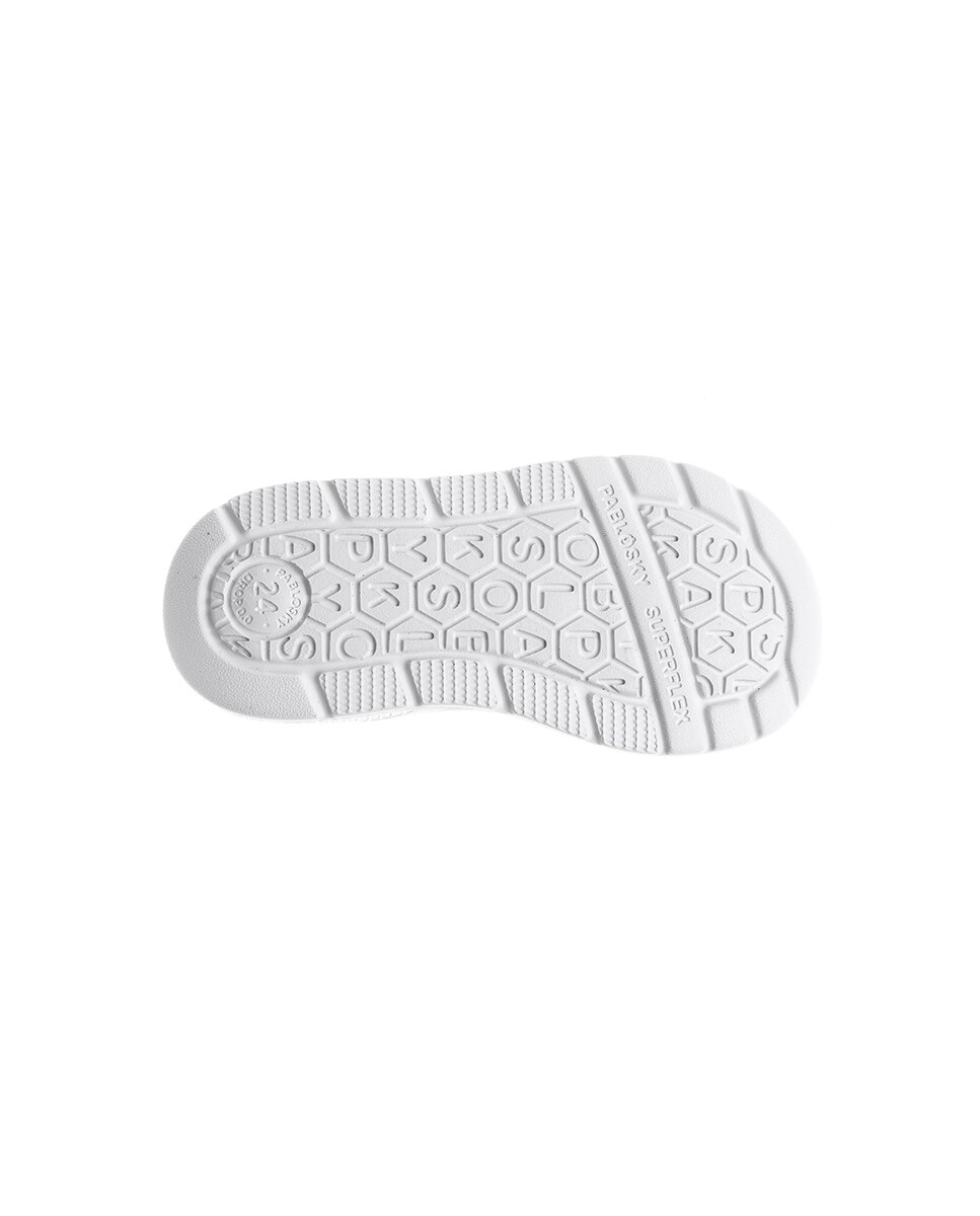 Botas de Bebé em Pele com Velcro Pablosky Castanho-4