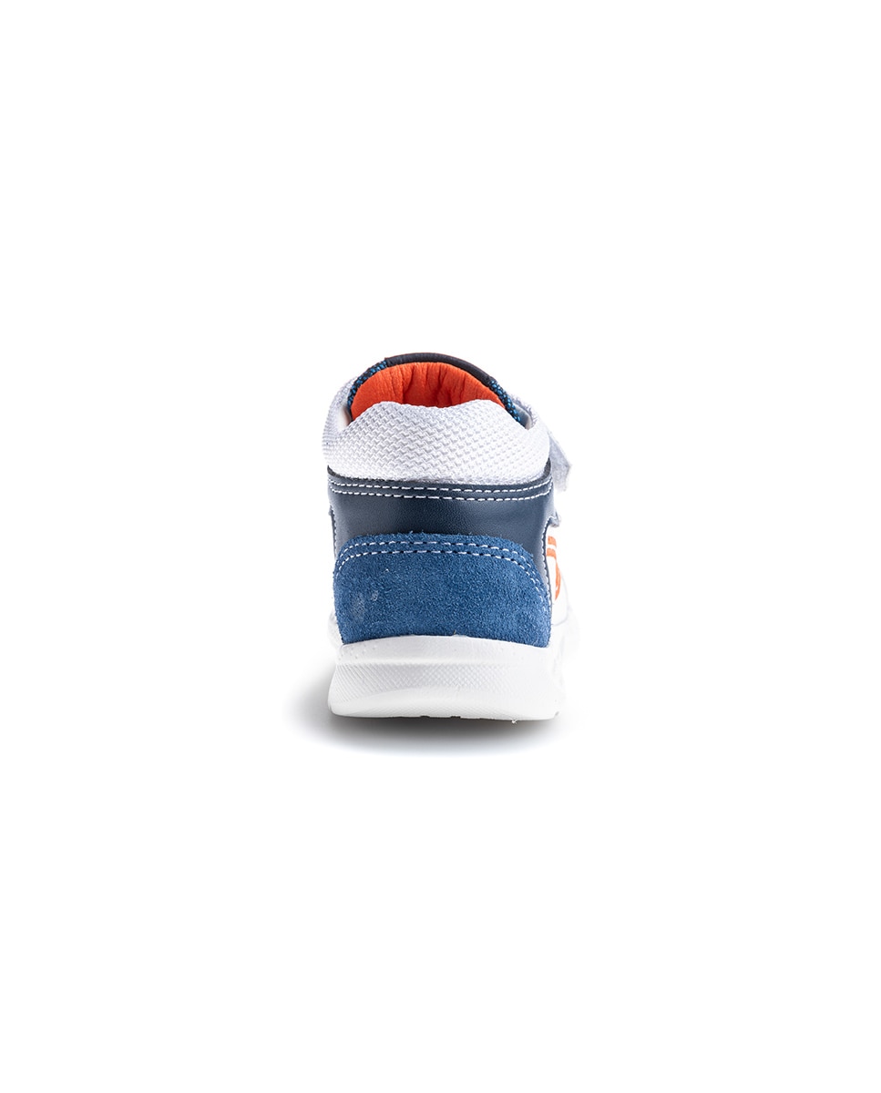 Botas para Bebé de Leader-tech com Velcro Pablosky Branco / Laranja-6