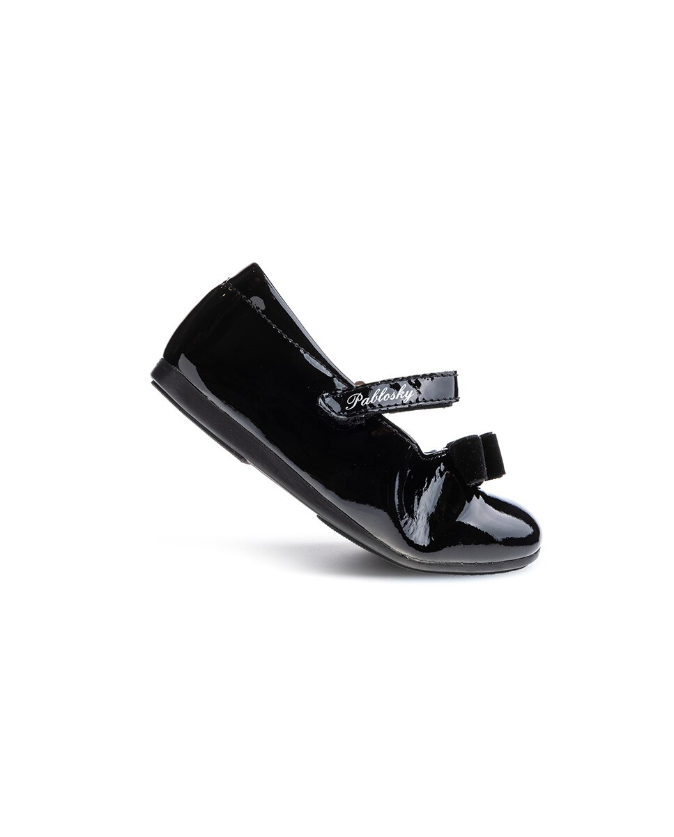 Sabrinas Infantil de Pele com Velcro Pablosky Preto-6