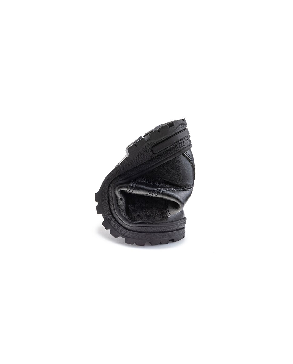 Botas Infantil de Leader-tech com Atacadores e Fecho Zip Preto-2