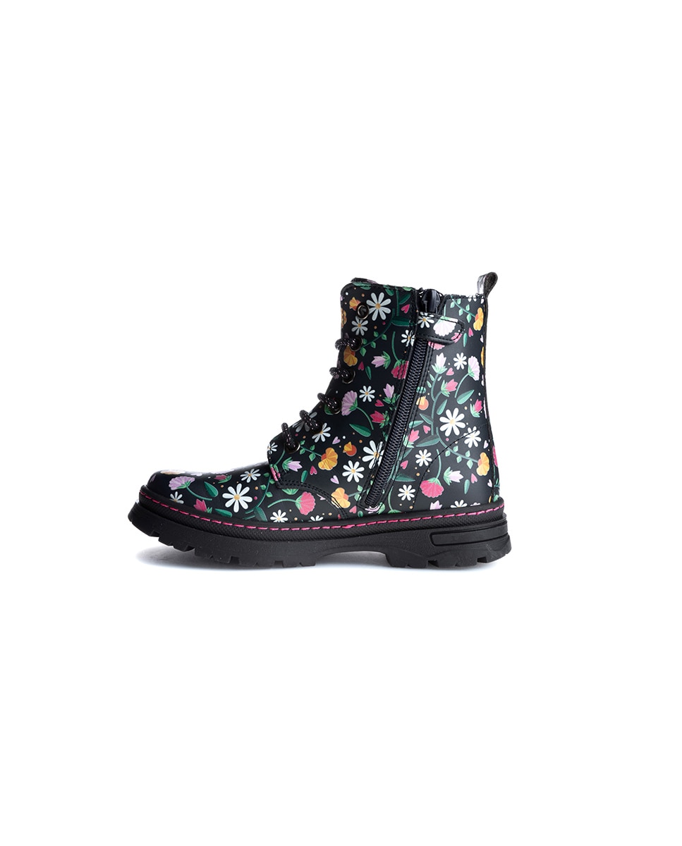 Botas de Leader-tech com Atacadores e Fecho Zip Pablosky Preto-5