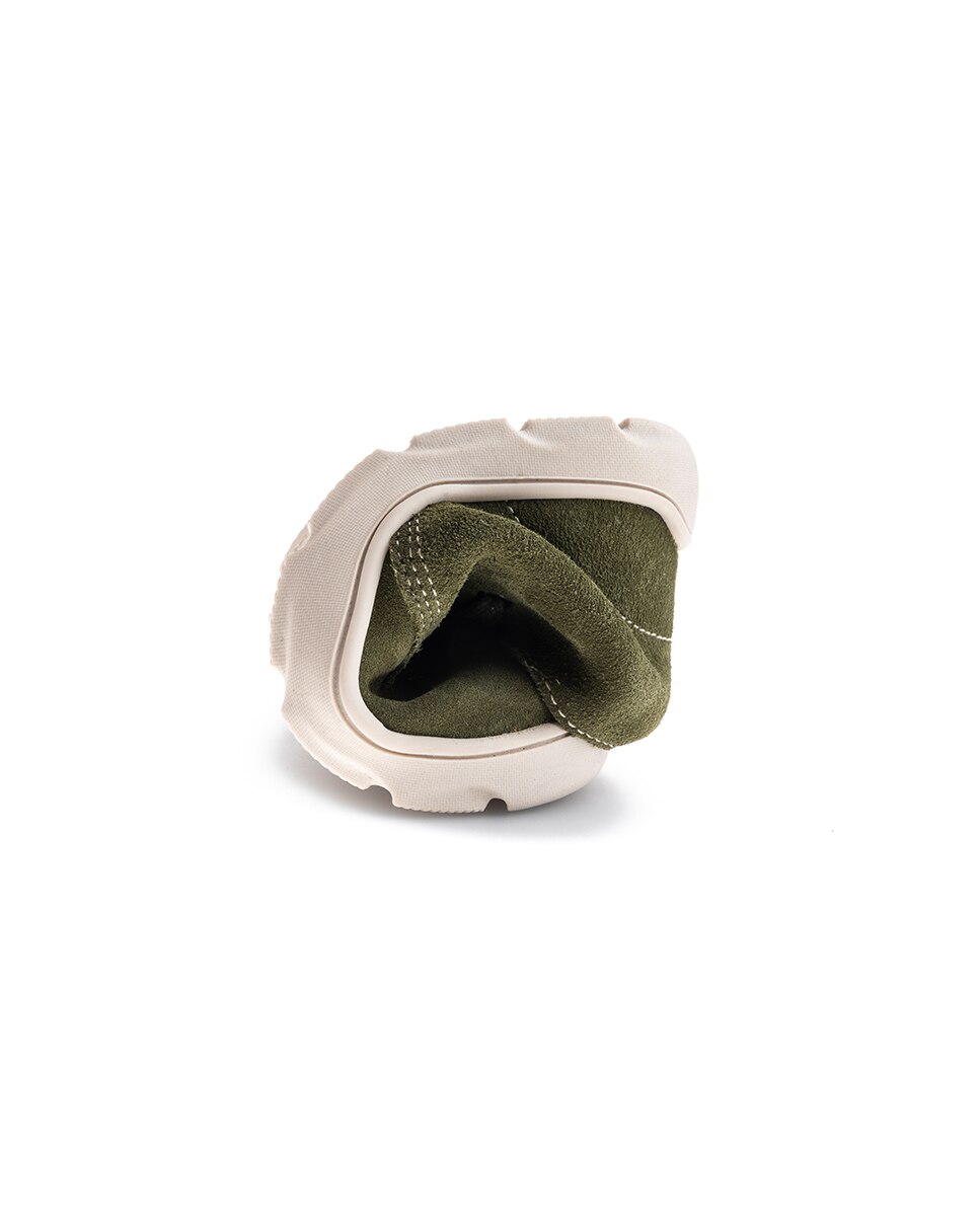 Botas Infantil de Pele com Cordões Pablosky Verde Azeitona-2