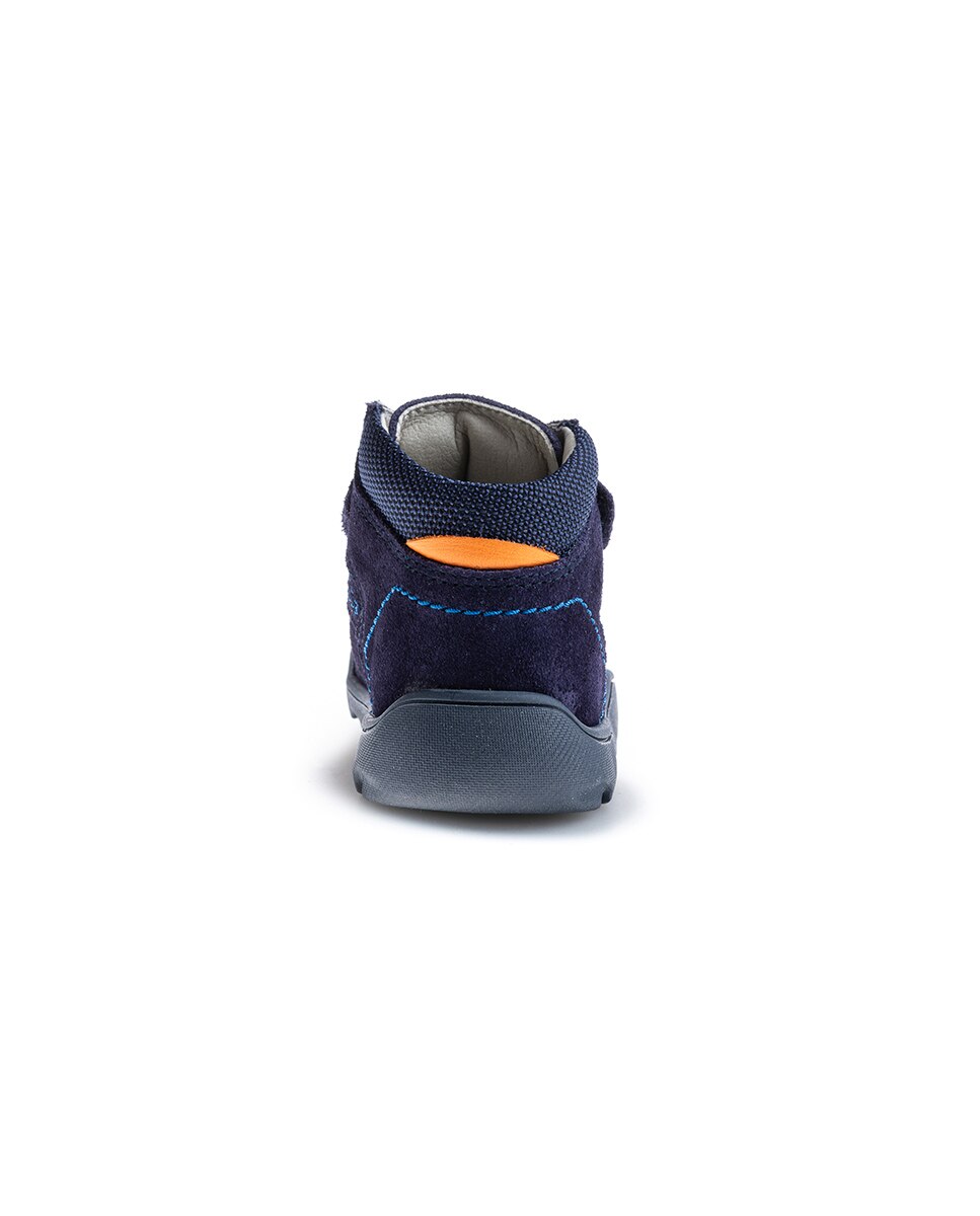 Botas Infantil de Pele com Velcro Pablosky Azul-marinho-6