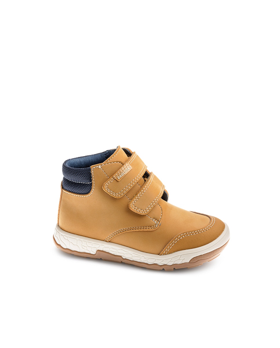 Botas Infantil Pablosky com Velcro Amarelo-1