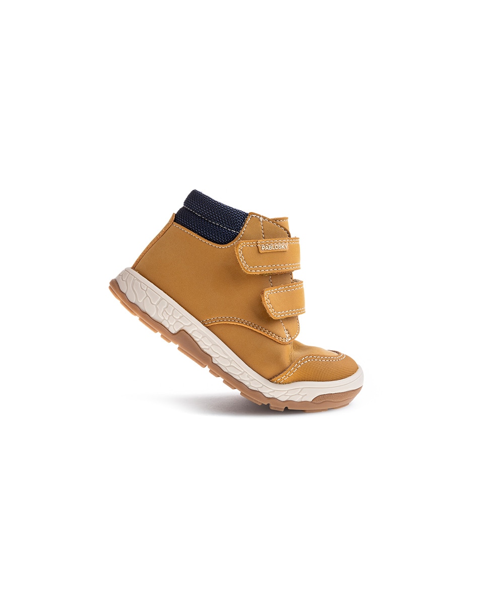Botas Infantil Pablosky com Velcro Amarelo-6