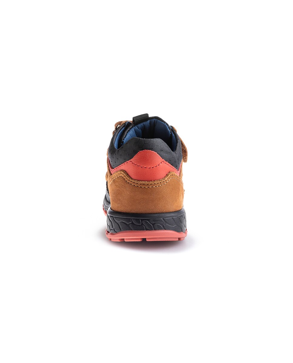 Botas de Leader-tech com Velcro Pablosky Castanho / Laranja-5