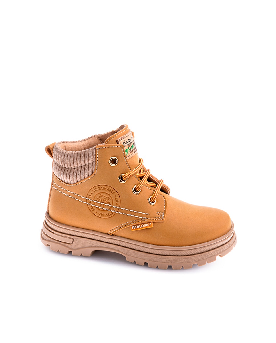 Botas Infantil Pablosky com Fecho Zip Amarelo-1