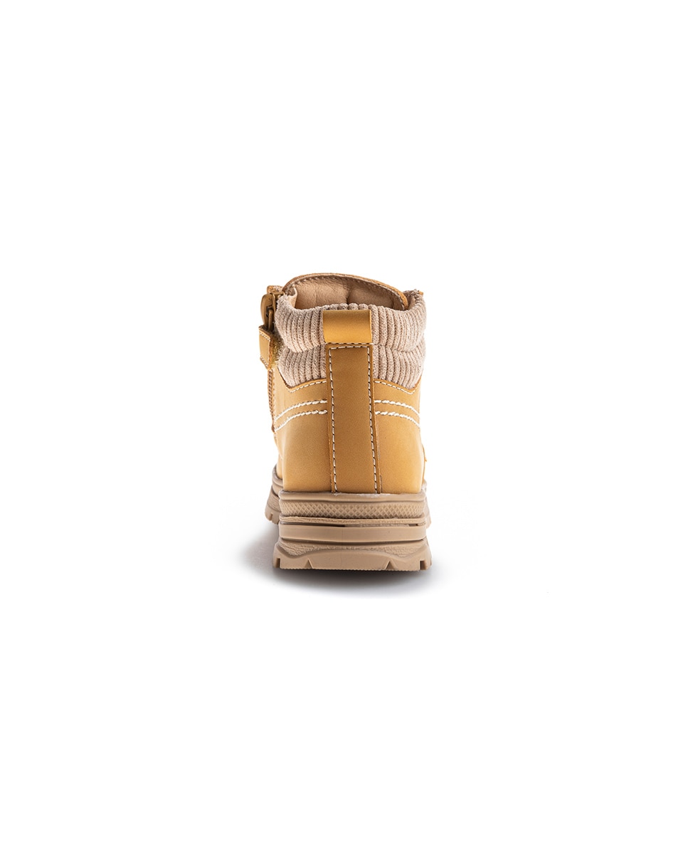 Botas Infantil Pablosky com Fecho Zip Amarelo-6
