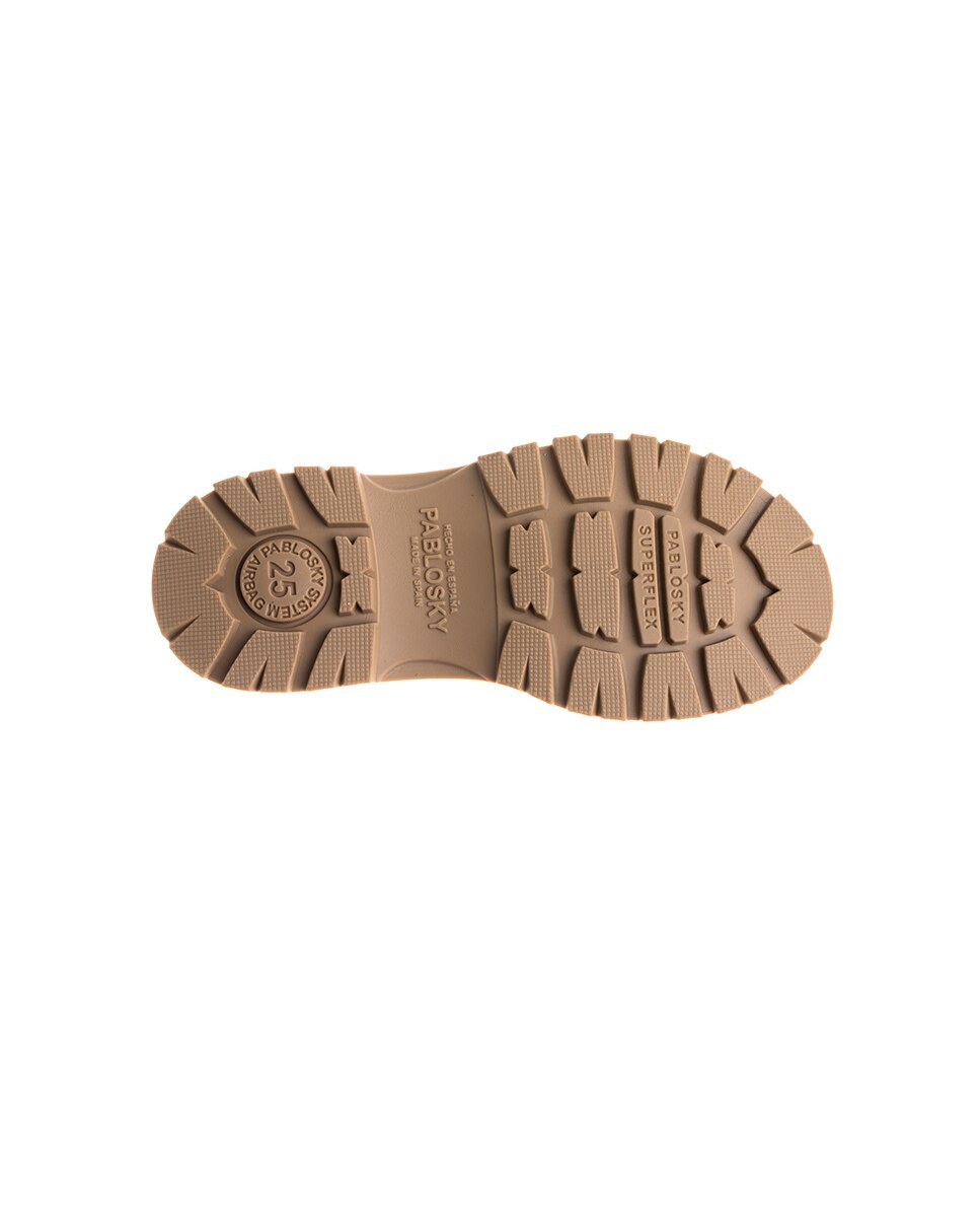 Botas Infantil Pablosky com Fecho Zip Castanho-3