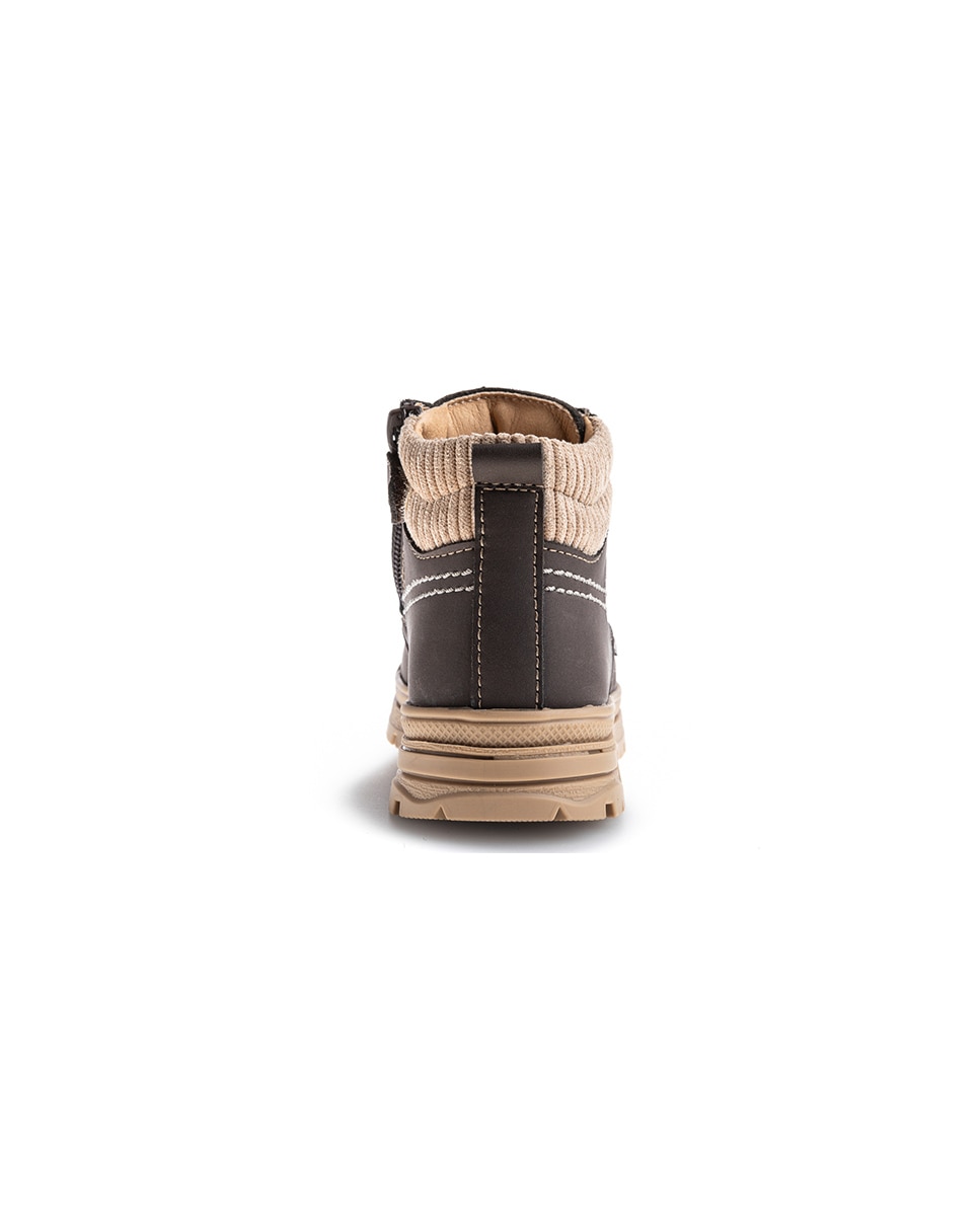 Botas Infantil Pablosky com Fecho Zip Castanho-6