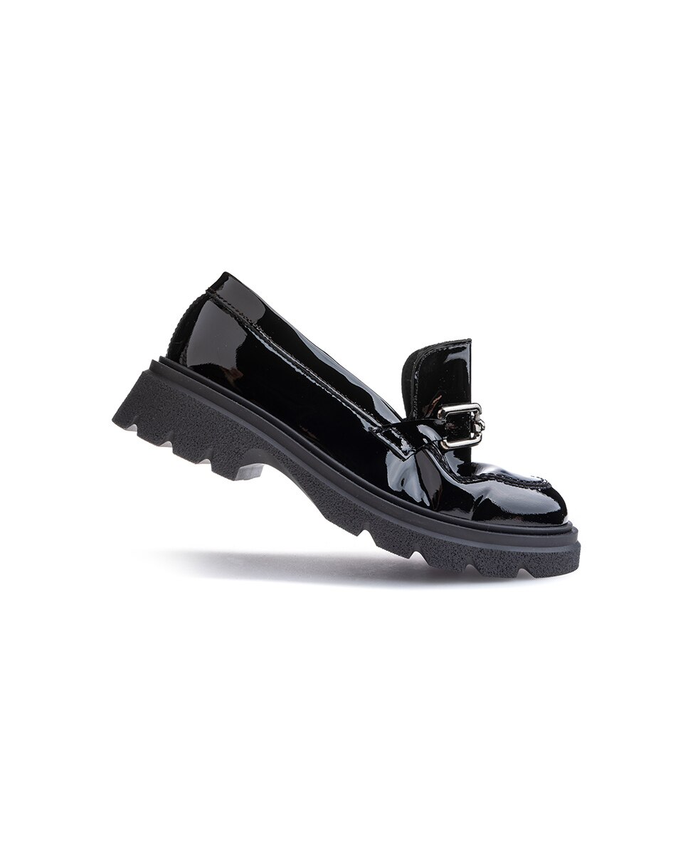 Mocassins Pablosky de Pele Abertas Preto-2