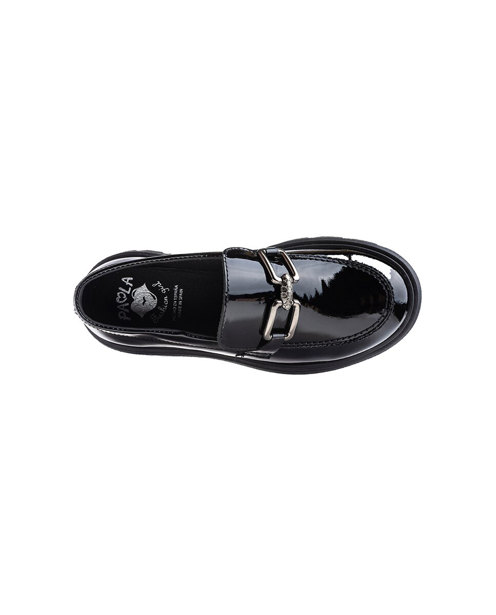 Mocassins Pablosky de Pele Abertas Preto-4