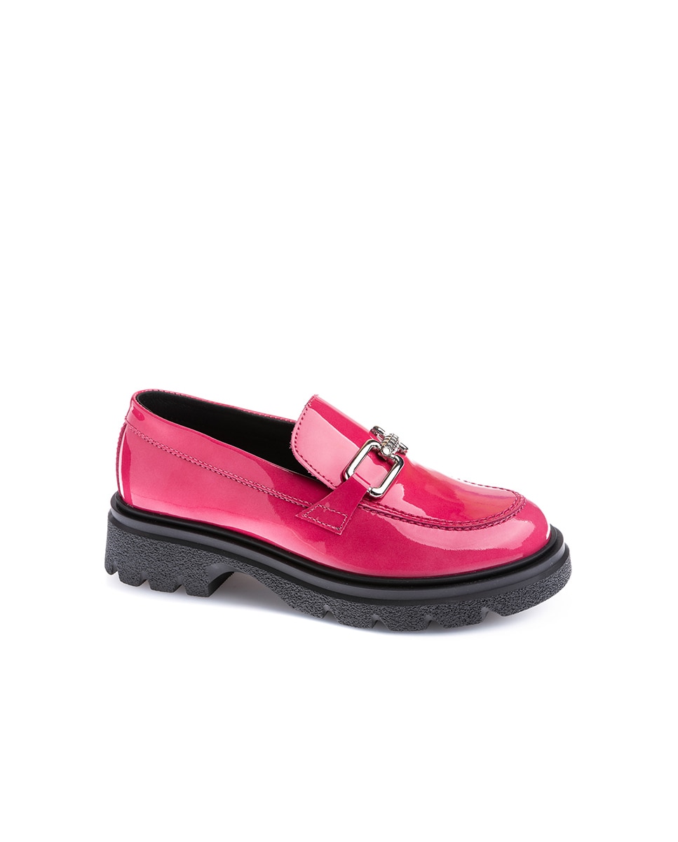 Mocassins Pablosky de Pele Abertas Rosa-1