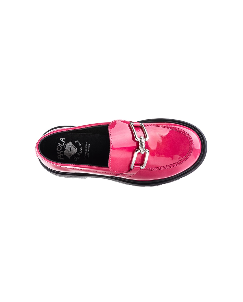Mocassins Pablosky de Pele Abertas Rosa-4
