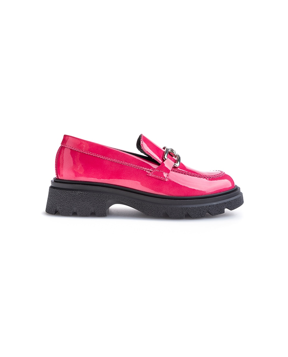 Mocassins Pablosky de Pele Abertas Rosa-6