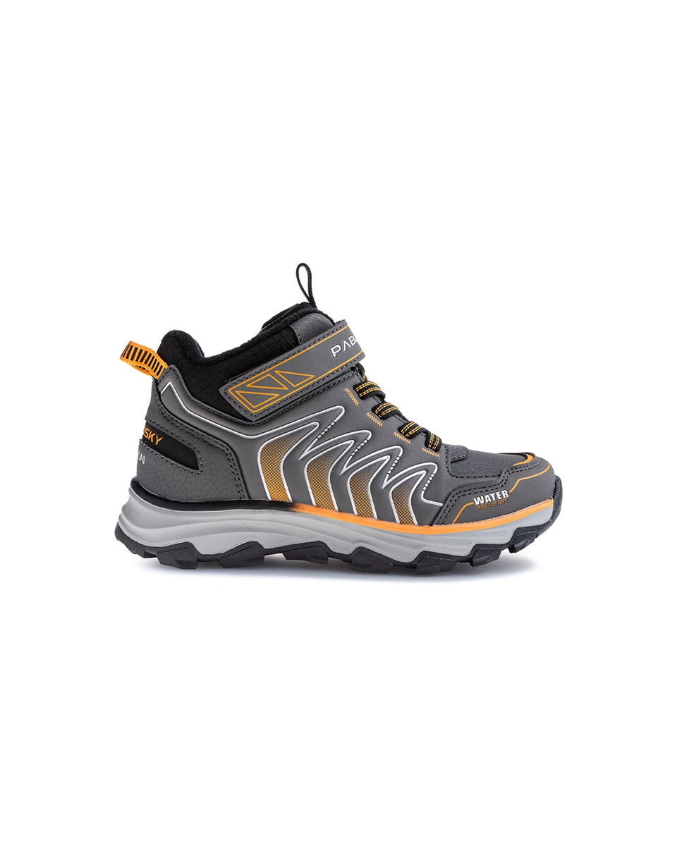 Sapatilhas Desportivas Infantil Pablosky com Velcro Cinzento-6