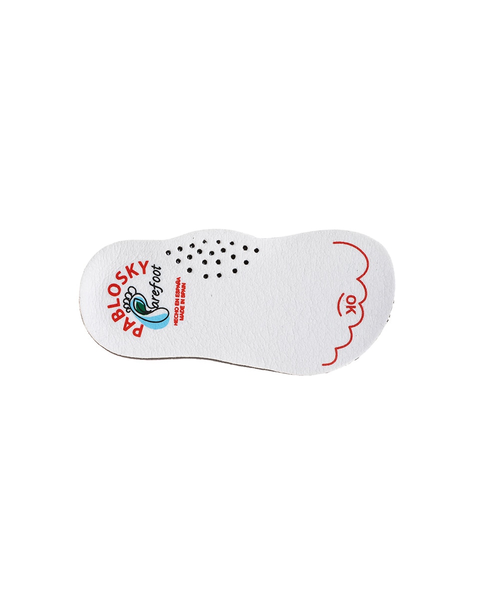 Botas de Bebé em Pele com Velcro Pablosky Azul-marinho-3