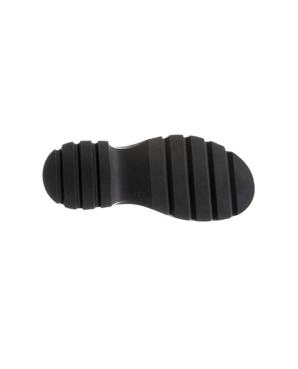 Mocassins em Pele para Uniforme Escolar Preto-3