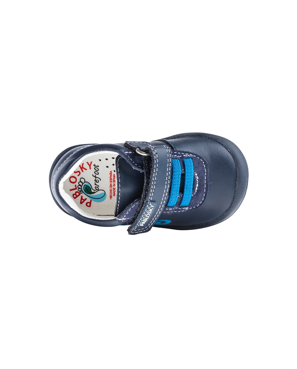 Sapatilhas Desportivas para Bebé de Leader-tech com Velcro Pablosky Azul-marinho-5