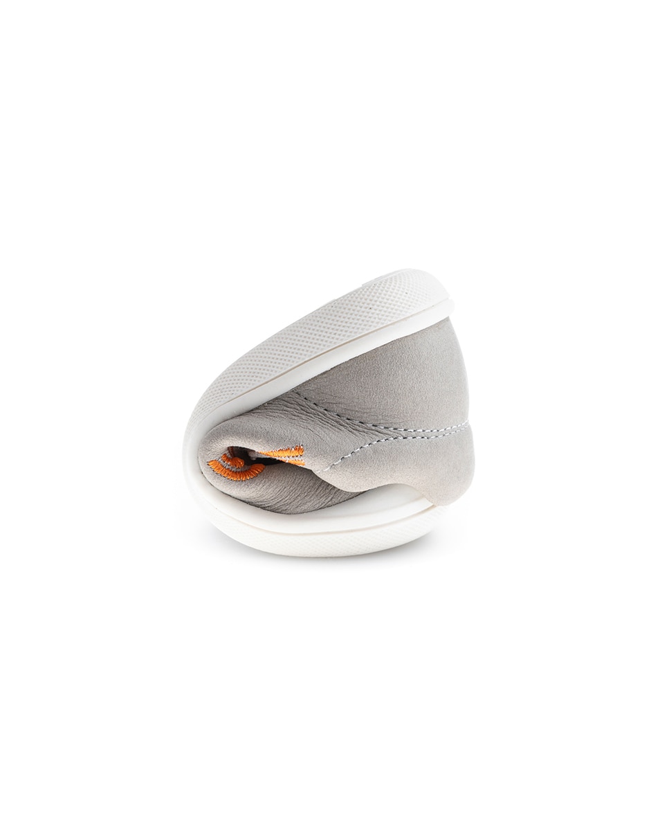 Sapatilhas Desportivas para Bebé de Pele com Velcro Pablosky Cinzento-2