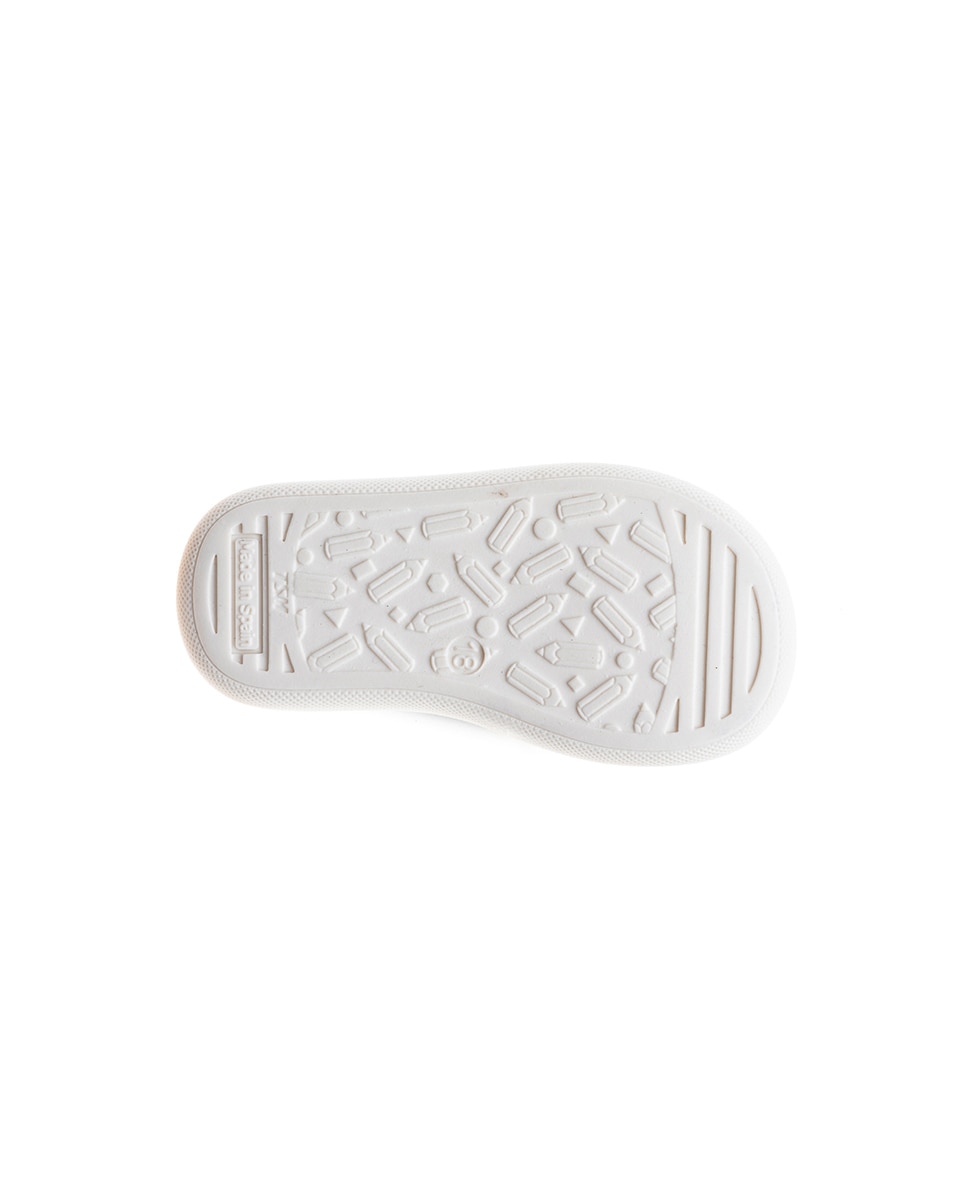 Sapatilhas Desportivas para Bebé de Pele com Velcro Pablosky Cinzento-4