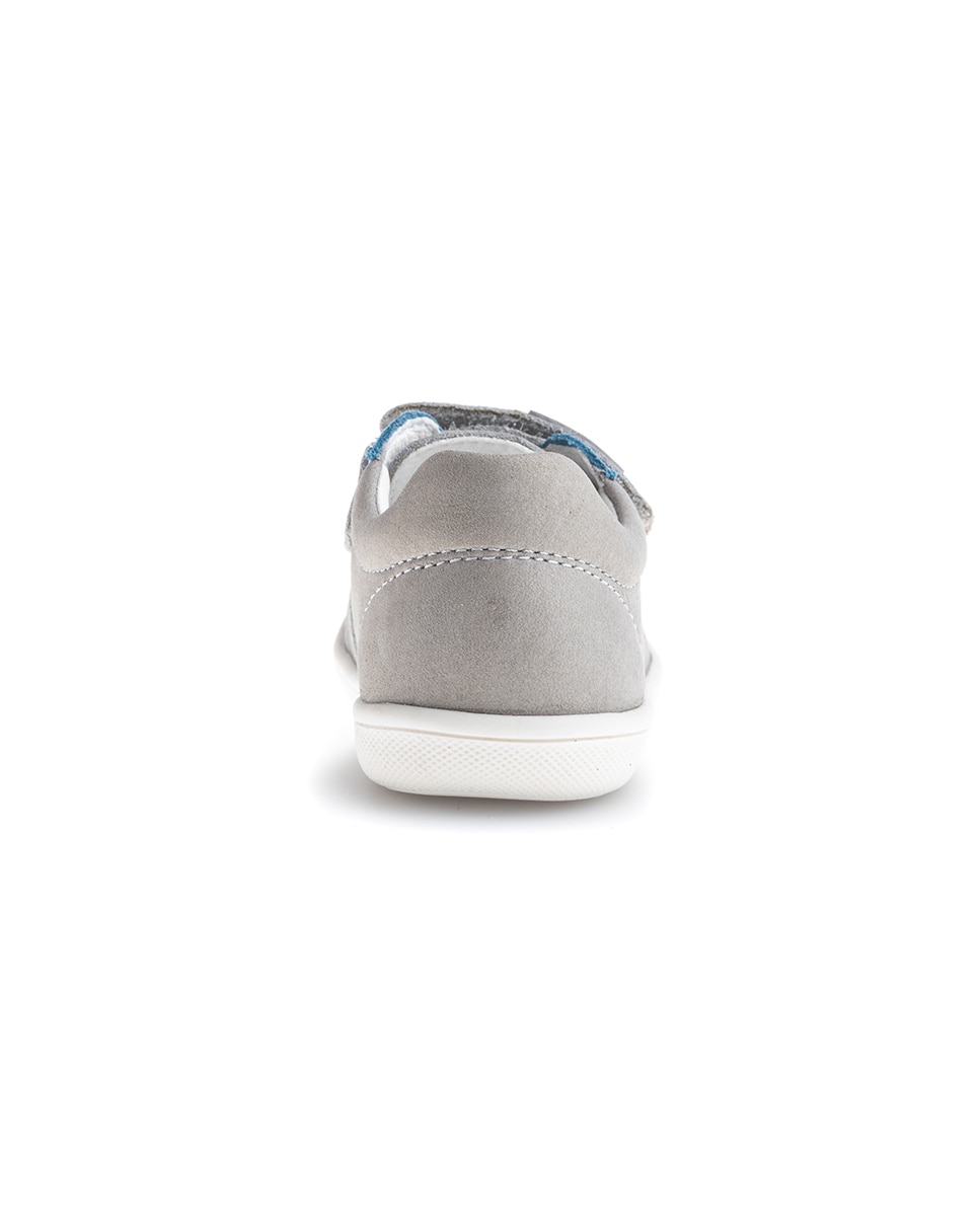 Sapatilhas Desportivas para Bebé de Pele com Velcro Pablosky Cinzento-6