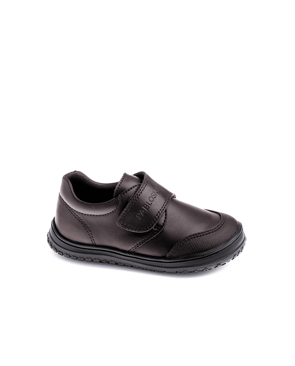 Bluchers Infantil de Leader-tech com Velcro Pablosky Castanho-1